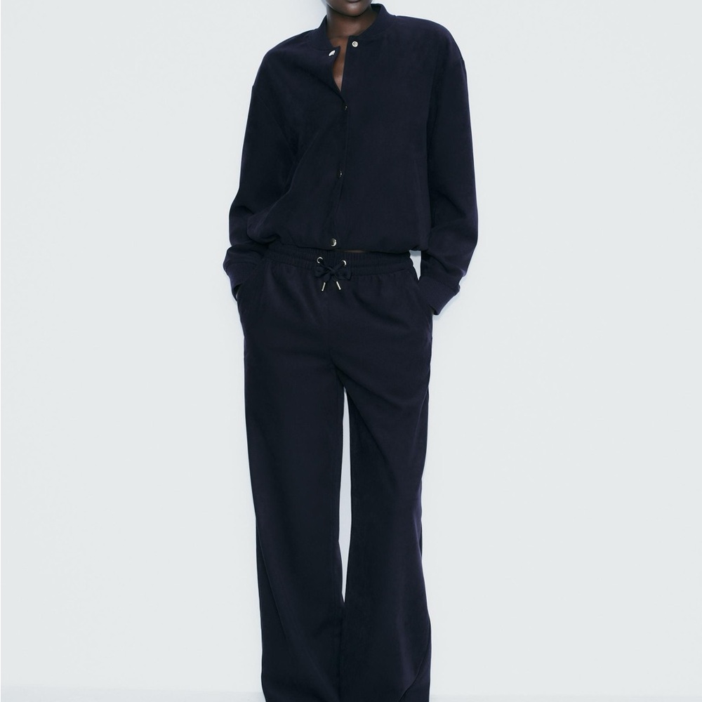 Zara Navy Jumpsuit